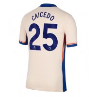 Chelsea Moises Caicedo #25 Fußballbekleidung Auswärtstrikot 2024-25 Kurzarm